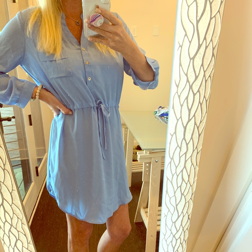 Mittoshop Blue Tunic Dress